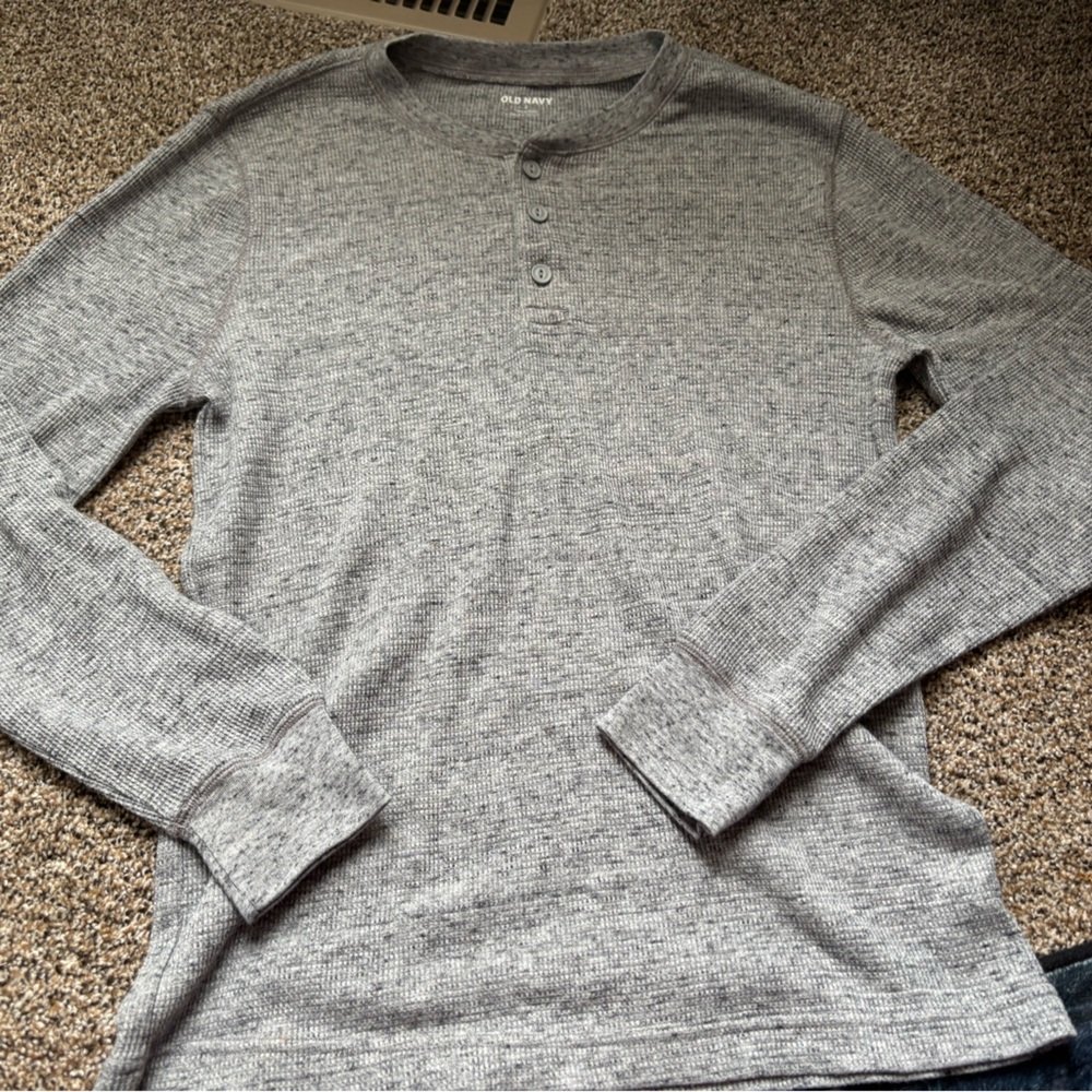 Gray Henley Shirt